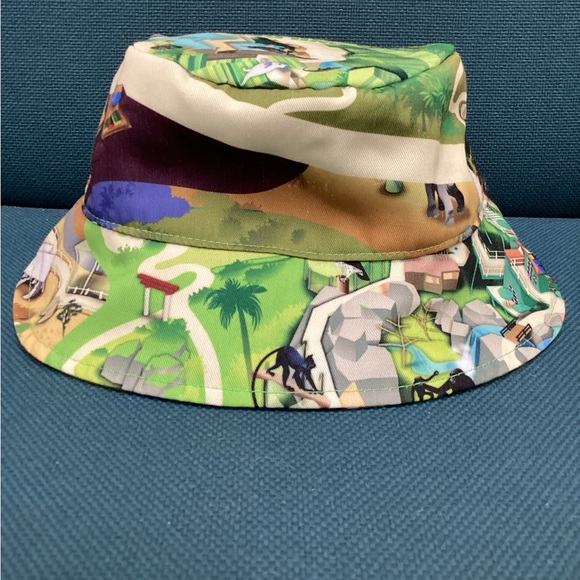 San Diego Zoo Map Bucket Hat - Picture 2 of 3